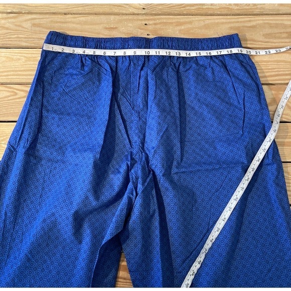 NWT Club Room Patterned Pajama Pants Size XXL Women’s Blue MSRP $30 - Picture 9 of 10